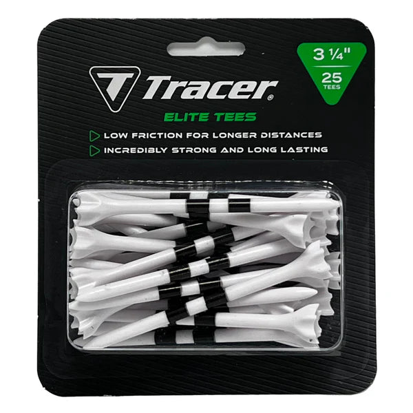 Tracer 3 1/4", Elite Durable Plastic Tees