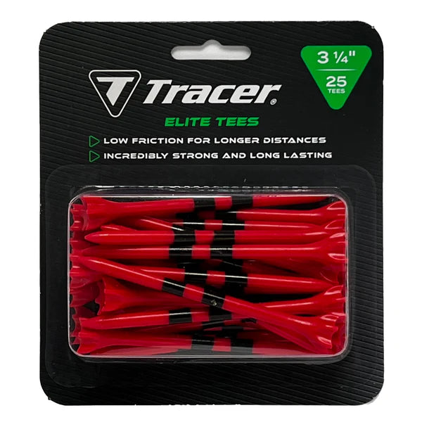 Tracer 3 1/4", Elite Durable Plastic Tees