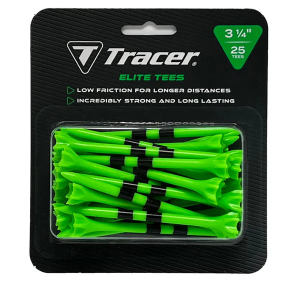 Tracer 3 1/4", Elite Durable Plastic Tees