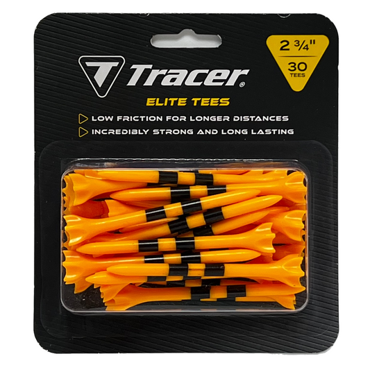 Tracer 2 3/4", Elite Plastic Tees - Blister Pack